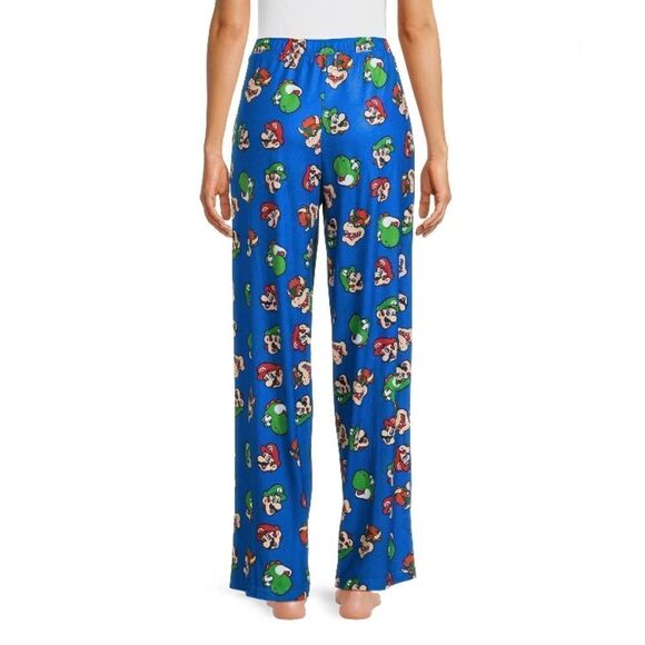 Mario & Friends Print Soft Comfy Lounge Pajama Sleep Pants, Size S - Picture 6 of 6